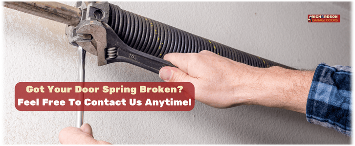 Broken Garage Door Spring Repair Richardson, TX