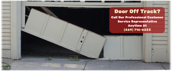 Garage Door Off-Track in Richardson, TX